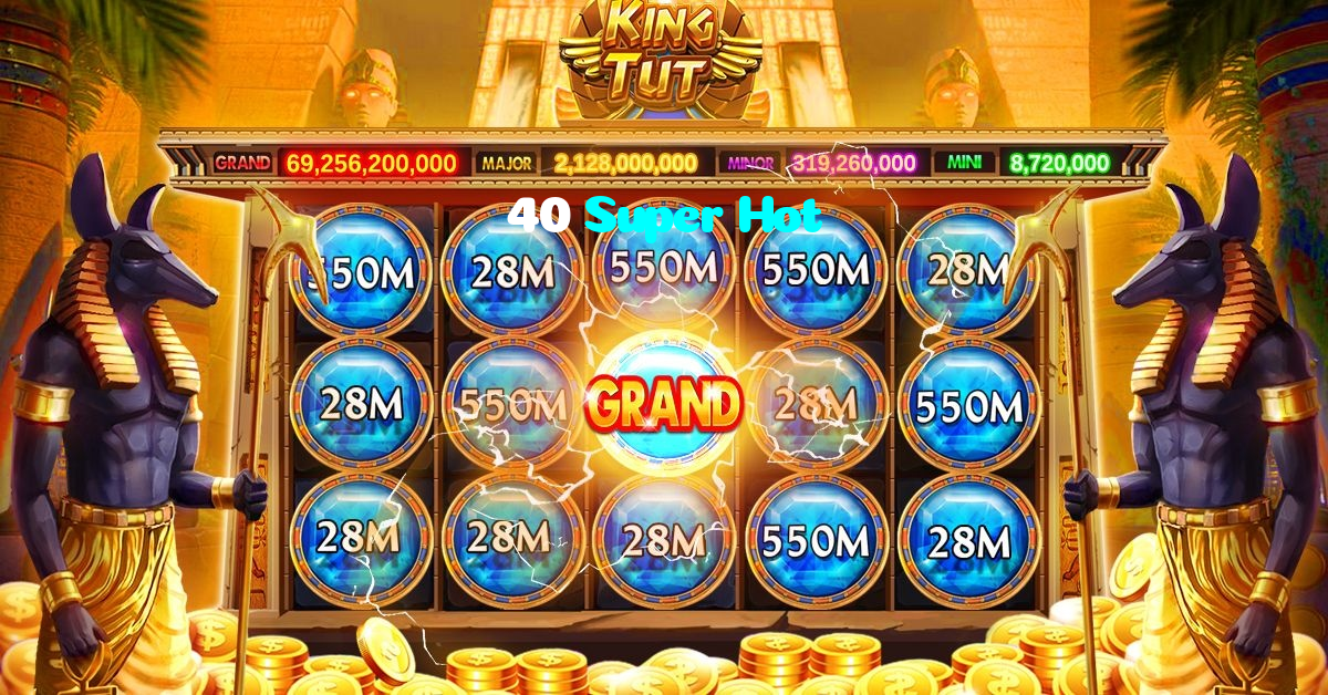 40 Super Hot casino presented on mobile device in Pakistan with slots and live games